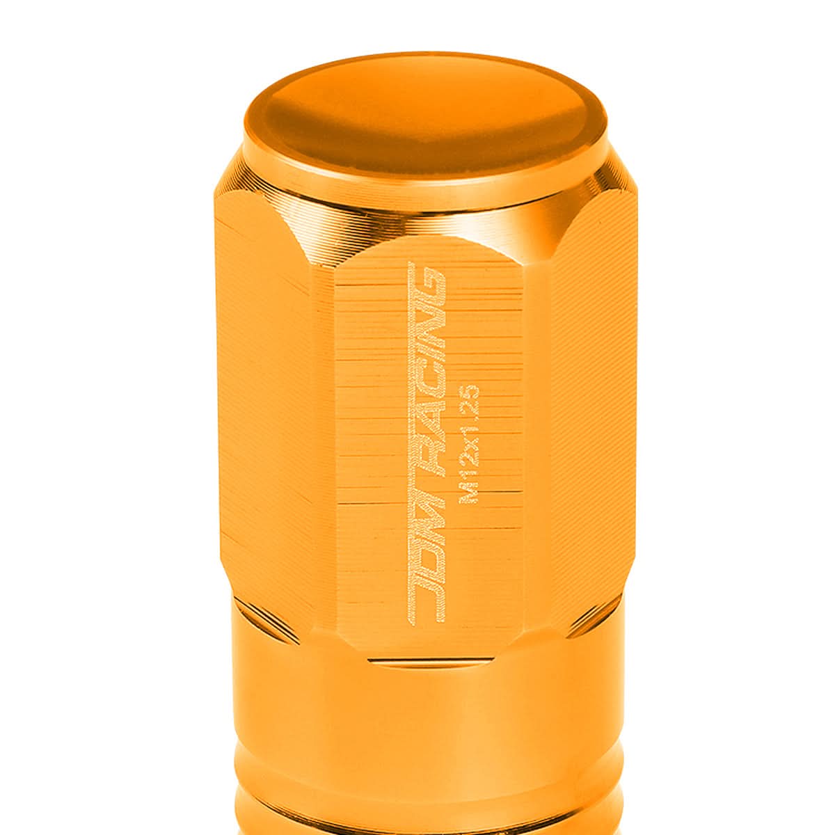 M12 x 1.25 Extended Grooved Shank Lug Nuts - 20 Piece Set Aluminum