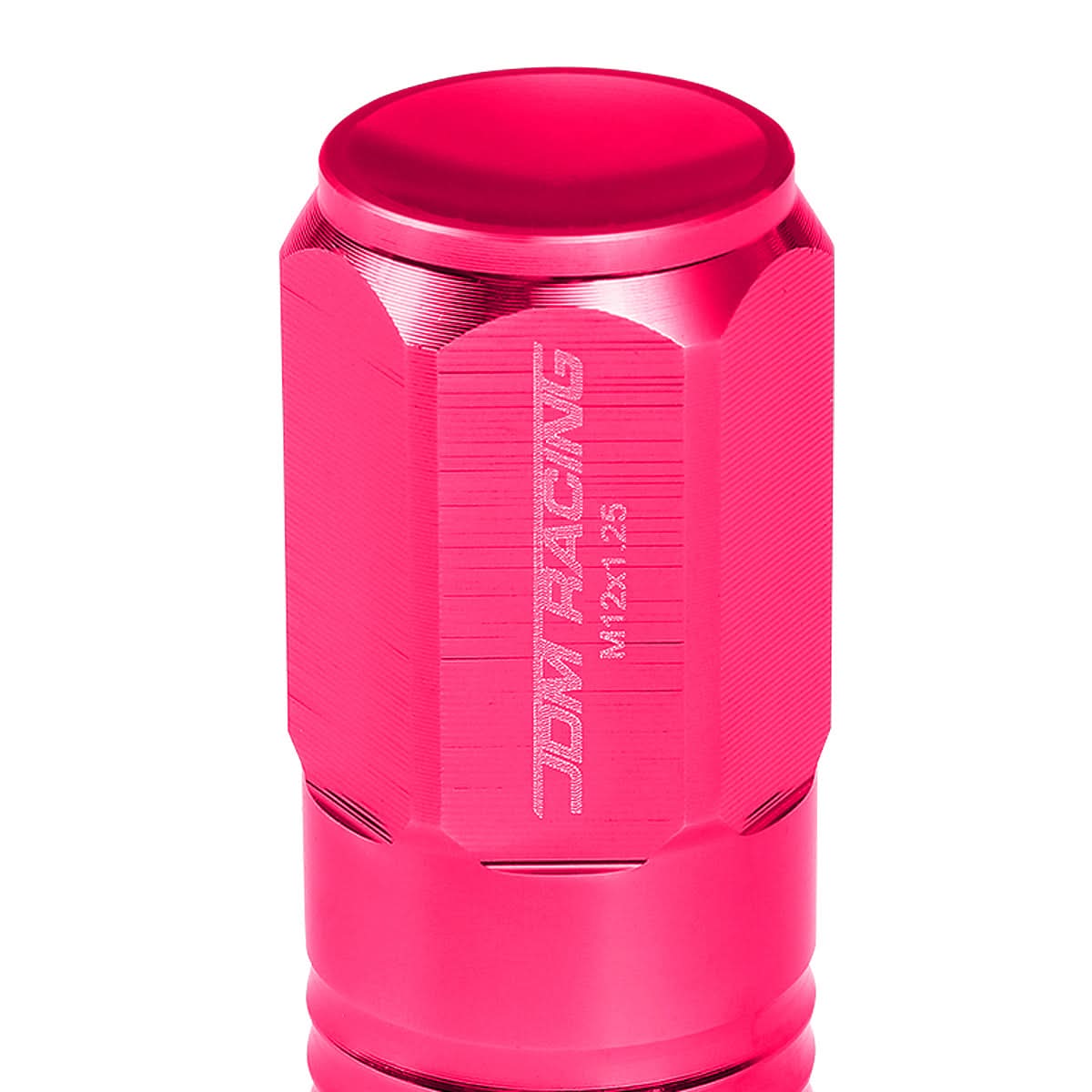 M12 x 1.25 Extended Grooved Shank Lug Nuts 20pc Set - Aluminum