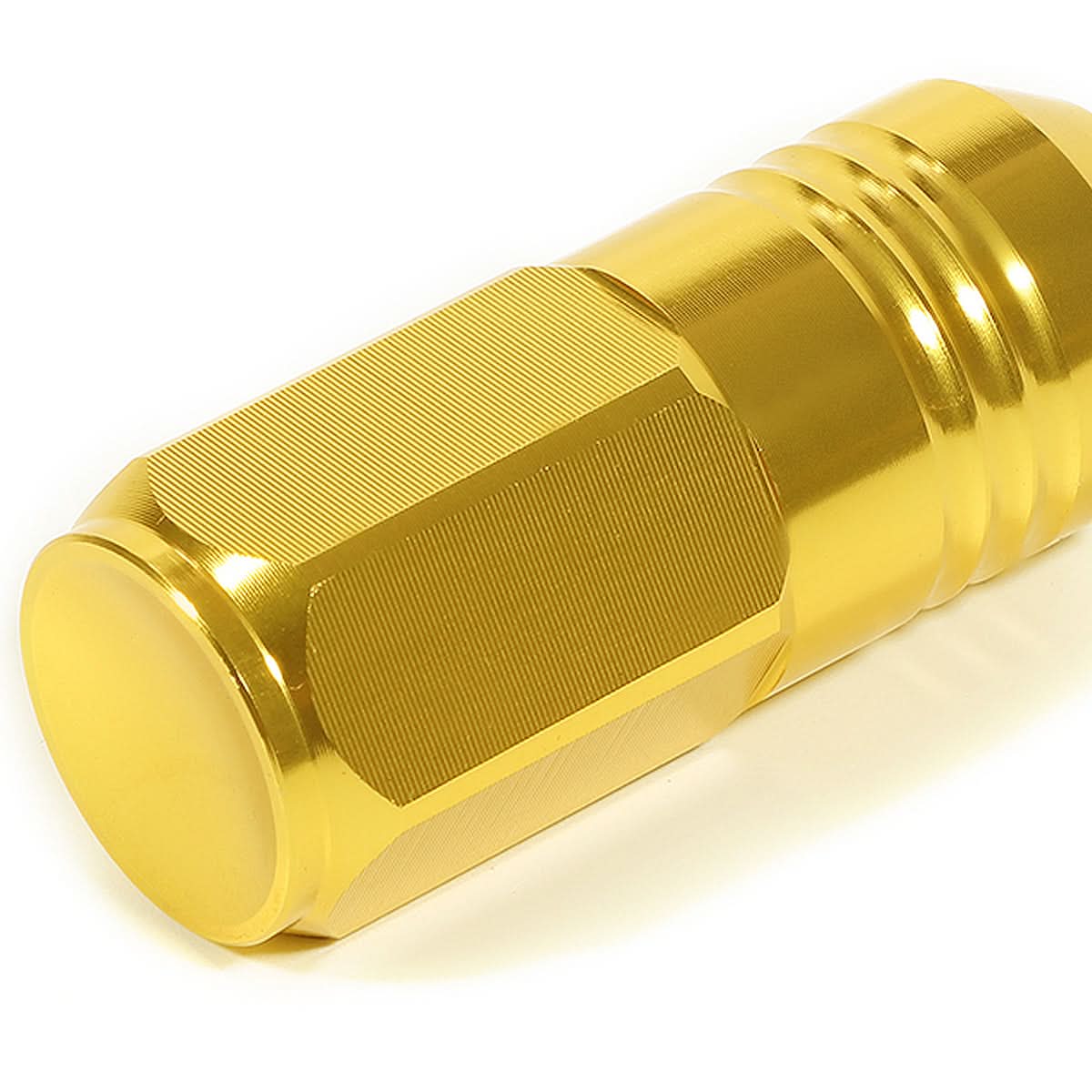 M12 x 1.5 Extended Grooved Shank Lug Nuts 20pc Set - Aluminum