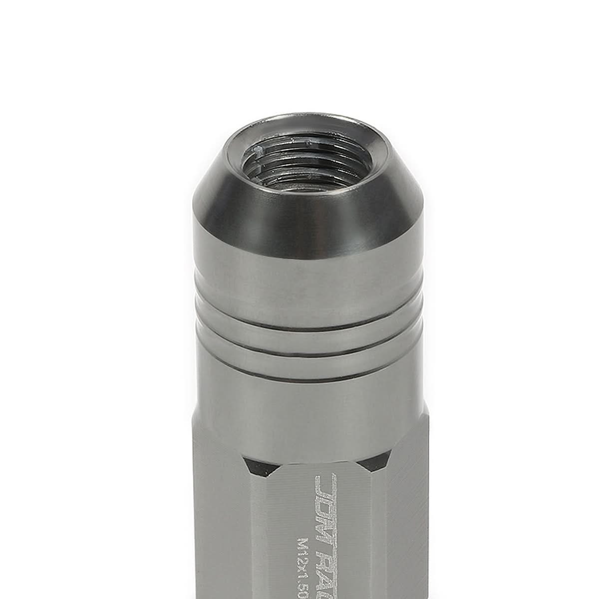 M12 X 1.5 Grooved Shank Lug Nuts - Extended Closed End Aluminum