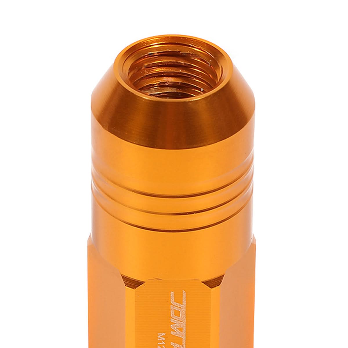 M12 x 1.5 Extended Grooved Shank Lug Nuts 20pc Set - Aluminum