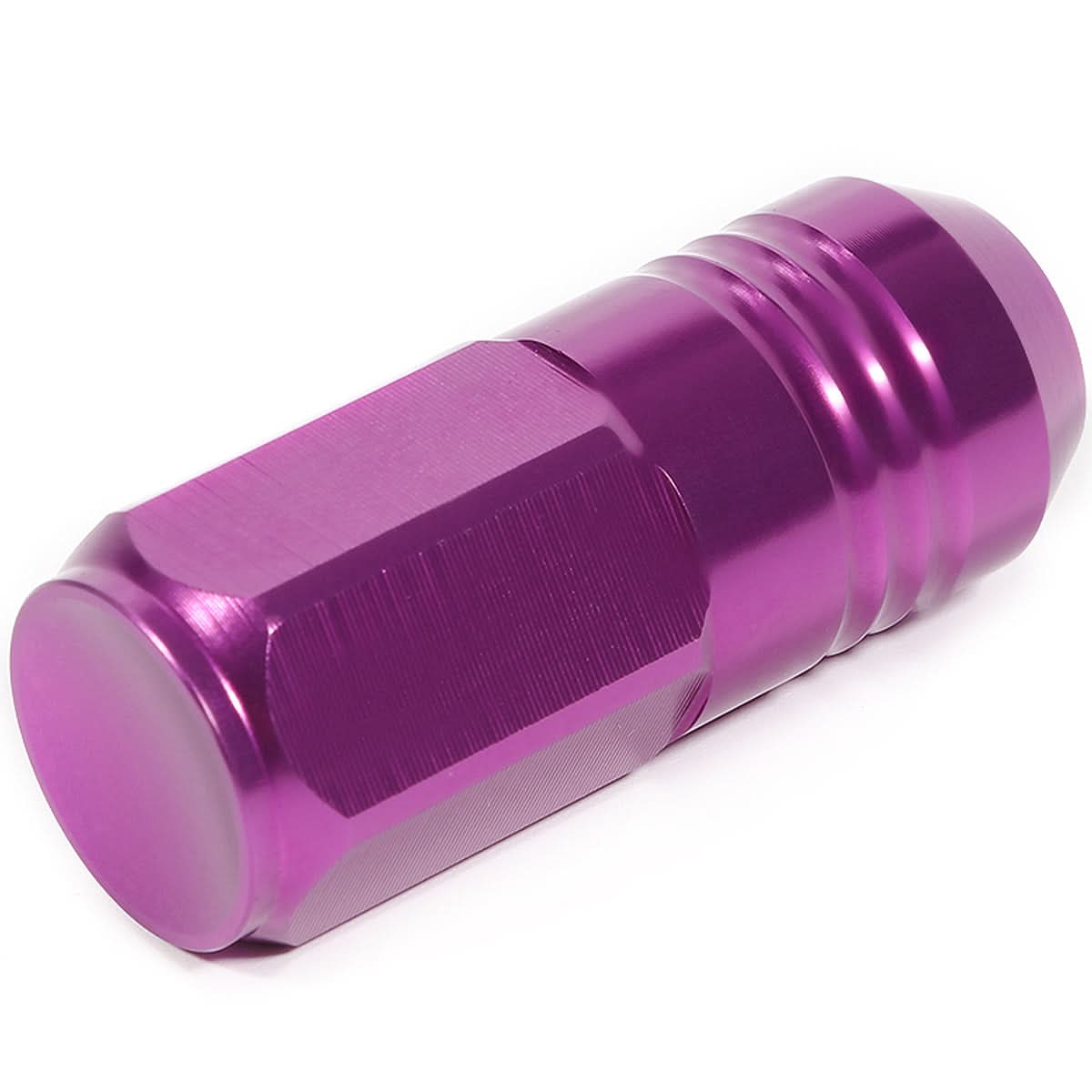 M12 x 1.5 Purple Aluminum Lug Nuts 50mm Extended Closed End 20pc