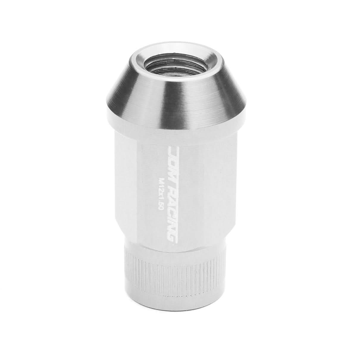 Aluminum Lug Nuts M12x1.5 44mm Acorn Knurled Extended Open End 20pc