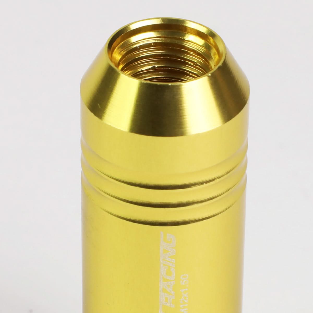 Universal M12 x 1.5 Extended Lug Nuts 60mm Rib Shank 20pc Set Aluminum