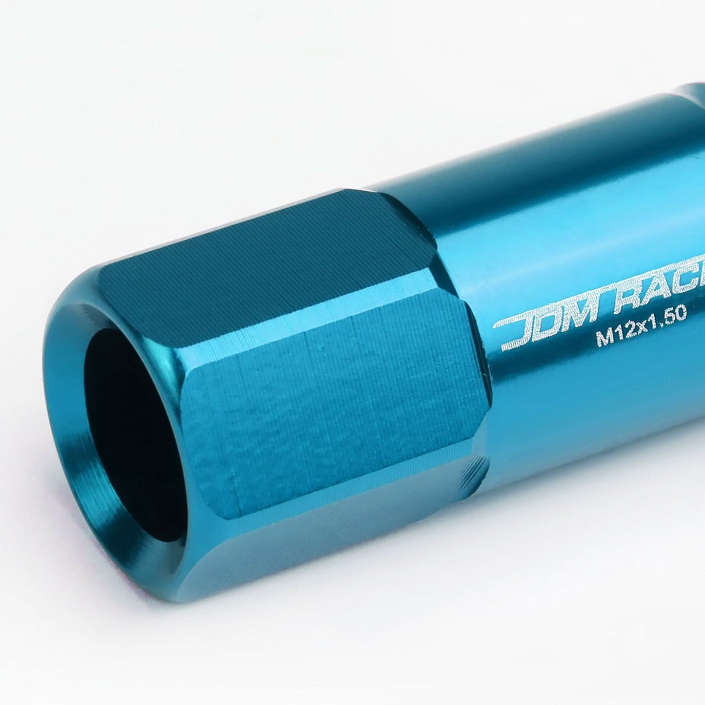 M12 x 1.5 Extended Rib Shank Lug Nuts - Aluminum