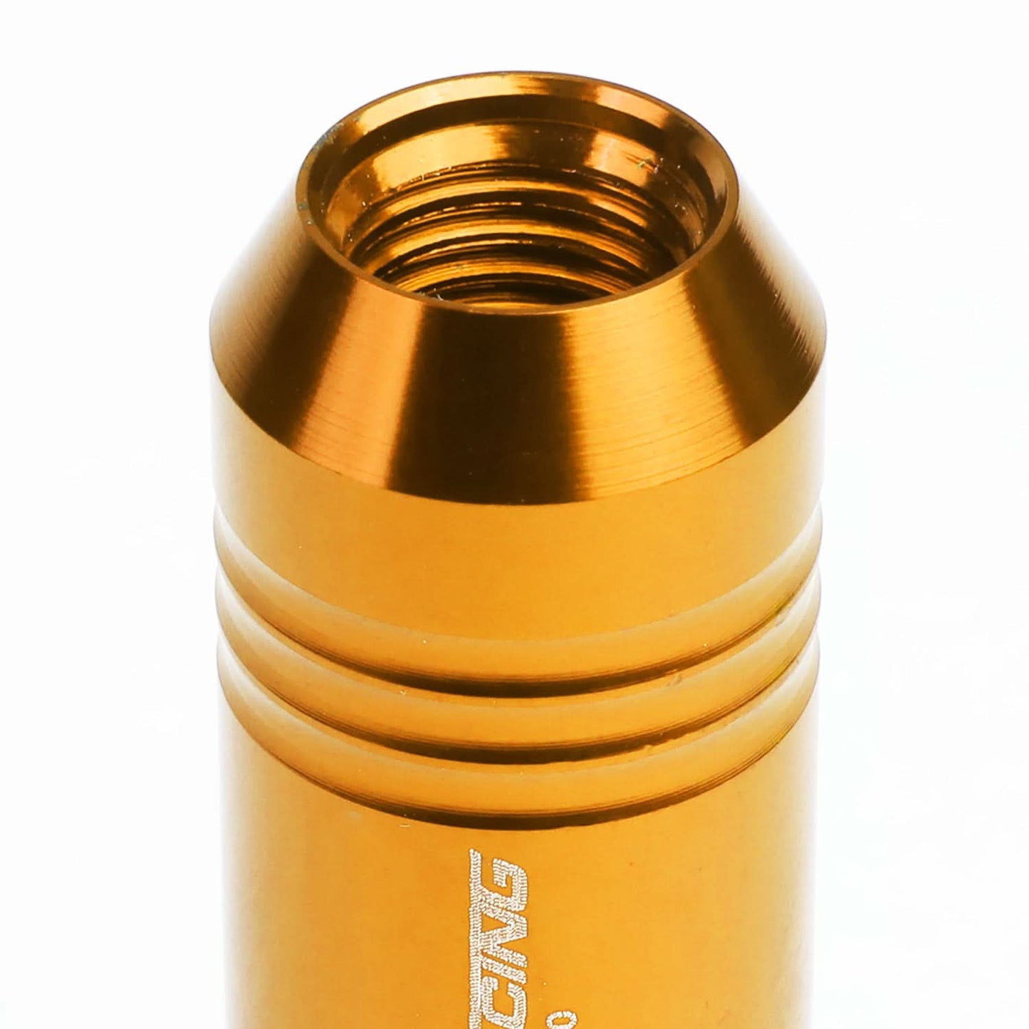 Extended Lug Nuts M12x1.5 Rib Shank Open End 20PC Set Aluminum