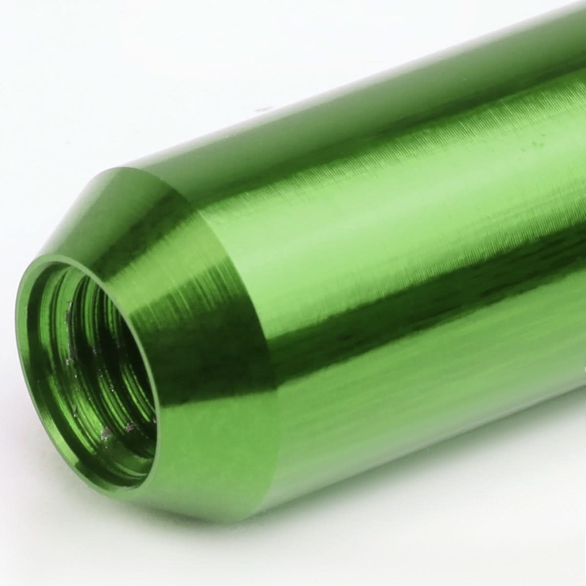 M12 x 1.25 Extended Open End Lug Nuts with Locks - Aluminum