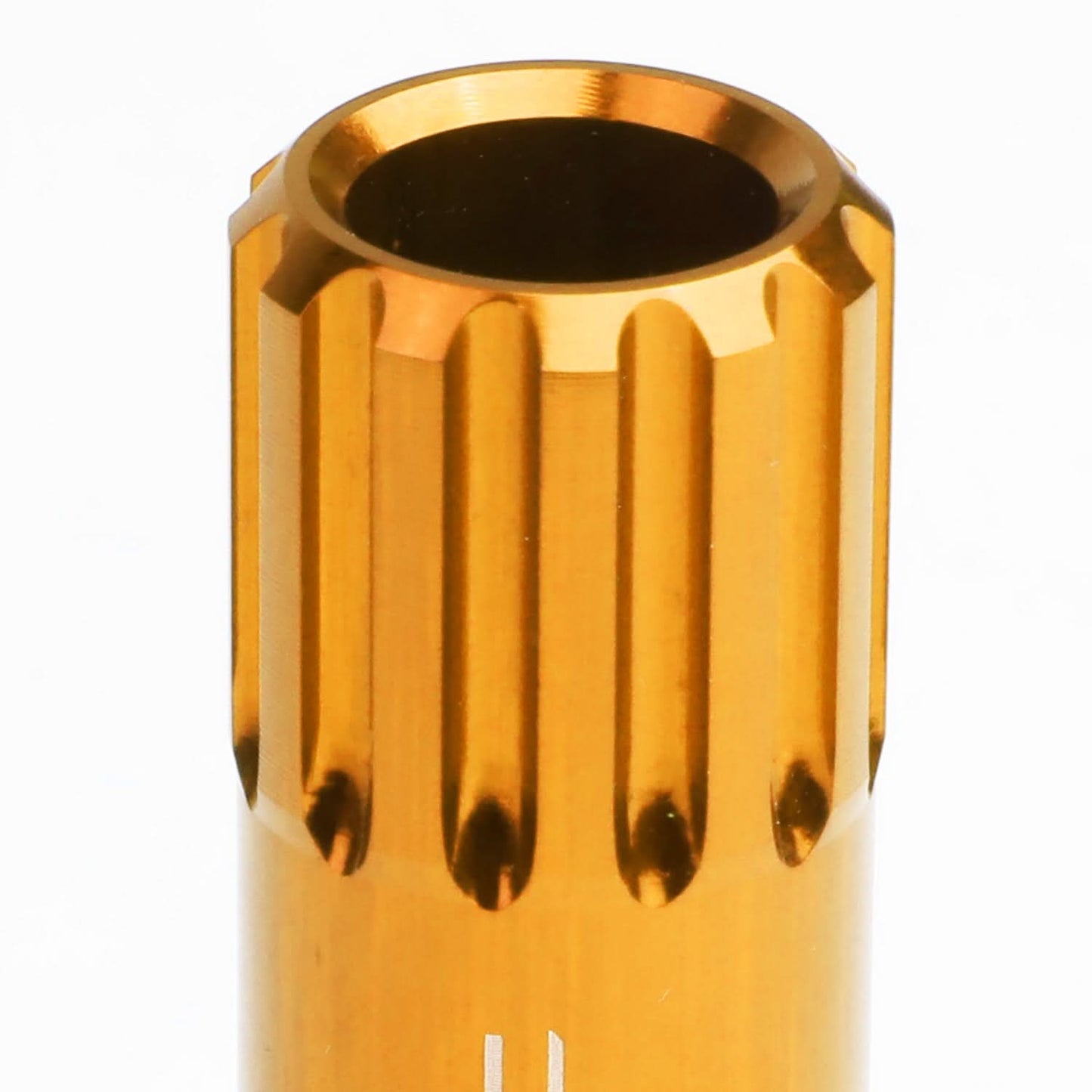 M12 x 1.5 60mm Extended Aluminum Lug Nuts 16pc + 4 Locks Orange