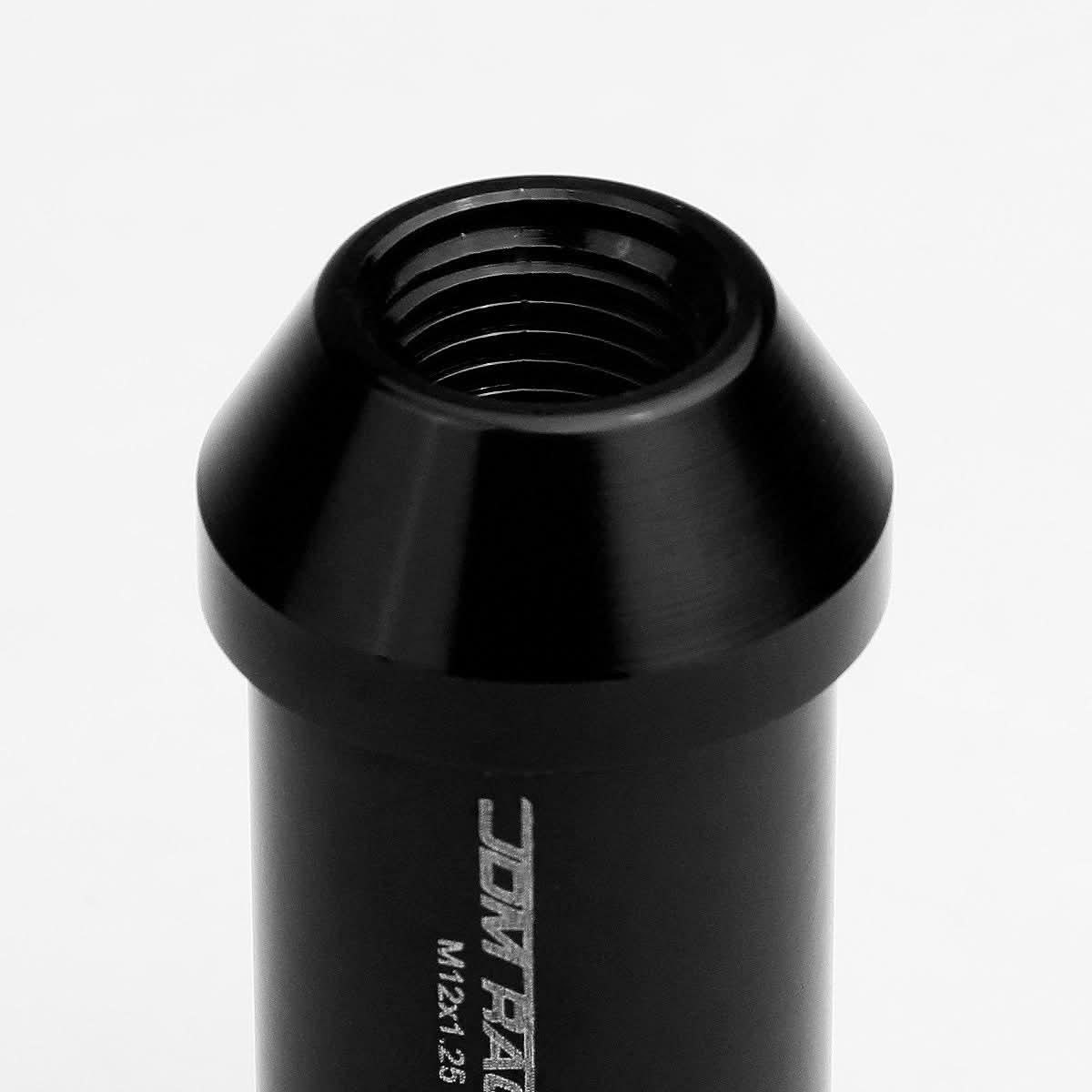 M12 x 1.25 L40 Style Extended Lug Nuts with Locks 20pc - Aluminum