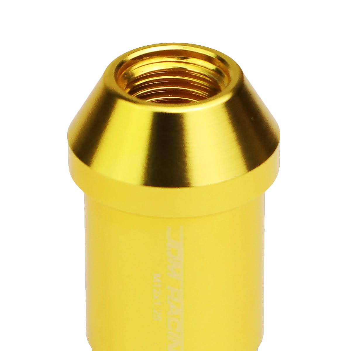 M12 x 1.25 Extended L40 Style Lug Nuts 20pc Set with Locks - Aluminum
