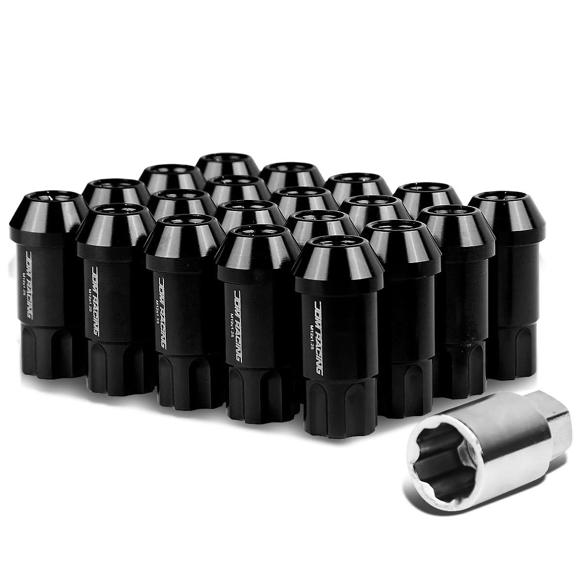 M12 x 1.5 Extended L40 Style Lug Nuts - Aluminum