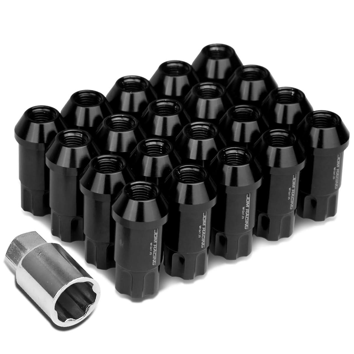 M12 x 1.5 Extended L40 Style Lug Nuts - Aluminum