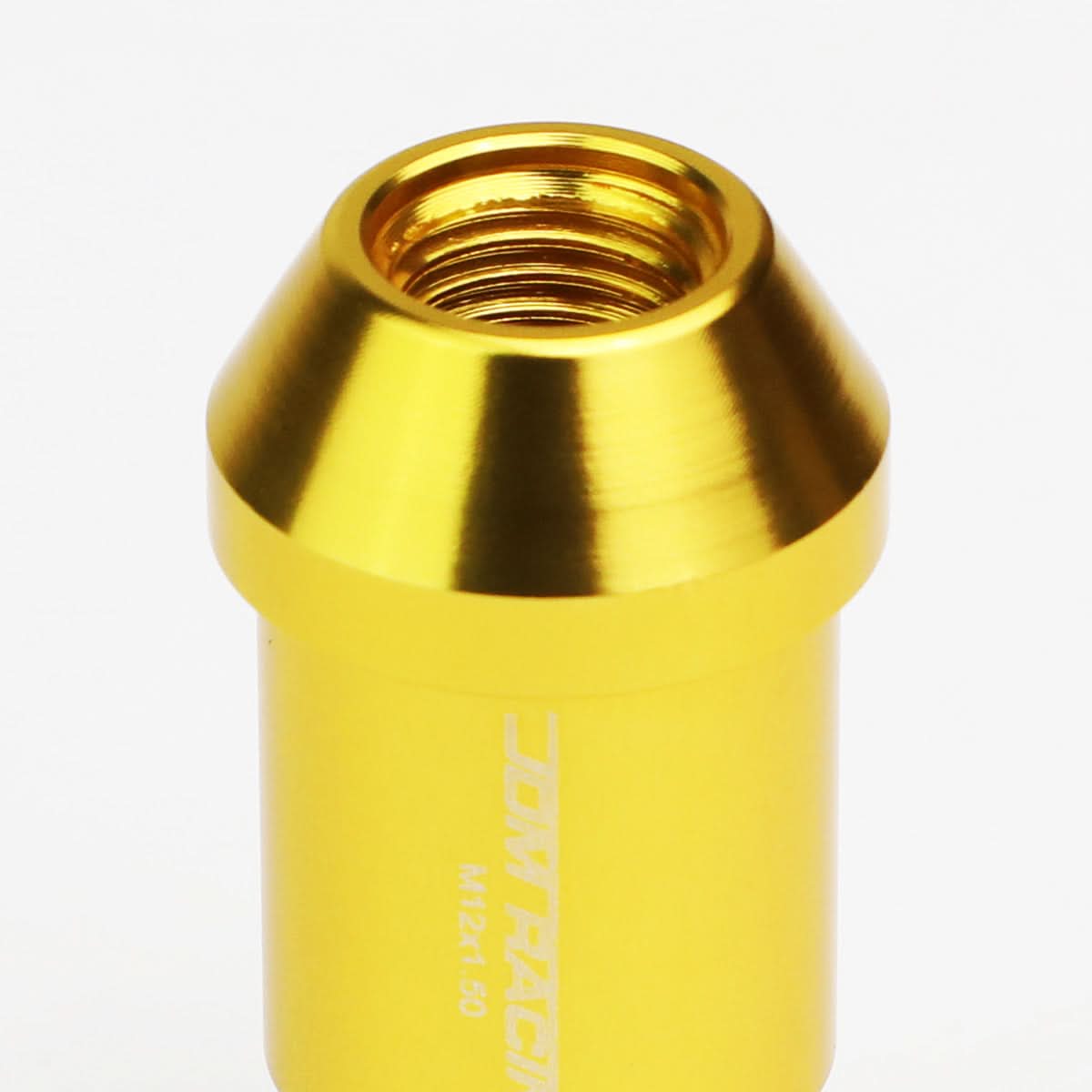 M12 x 1.5 Extended L40 Style Lug Nuts 20pc Set with Locks - Aluminum