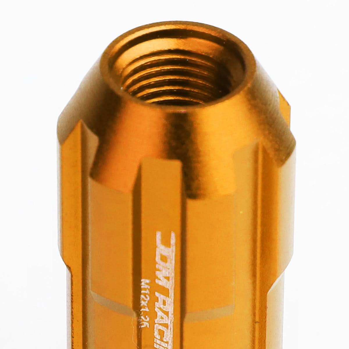 M12 X 1.25 Spline Style Extended Lug Nuts 20pc Set - Aluminum