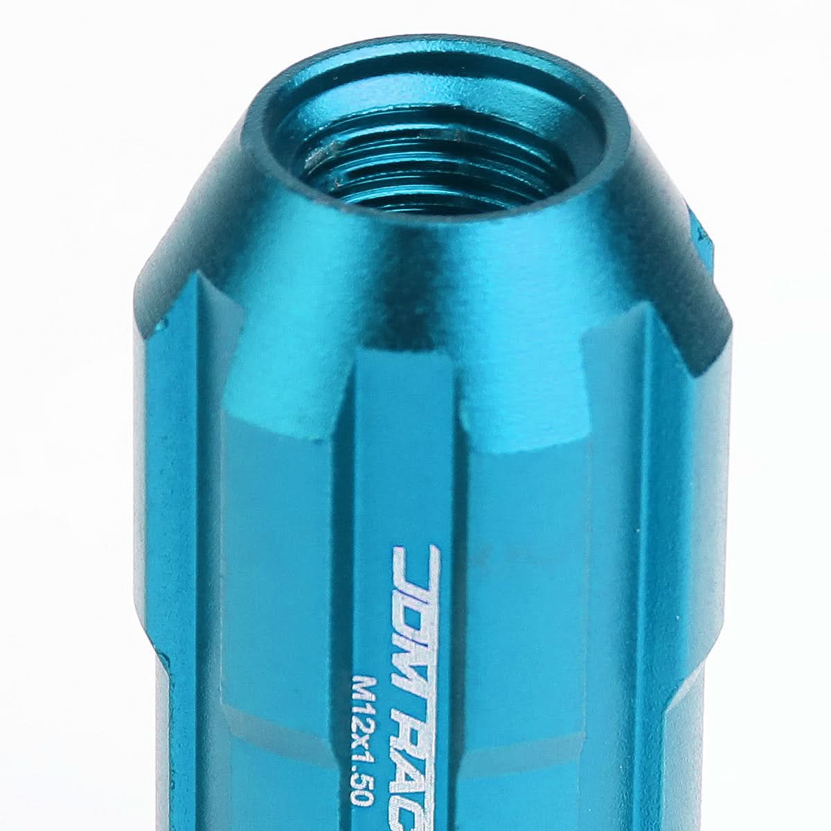 M12 x 1.5 Spline Extended Lug Nuts 20pc Set with Locks - Aluminum