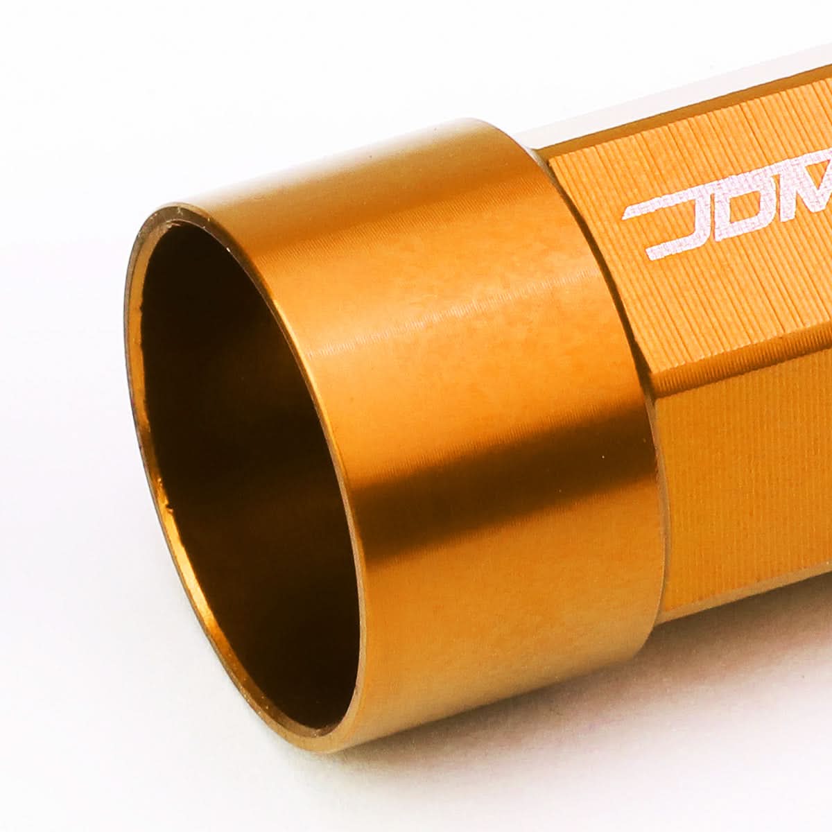 M12x1.25 Extended Aluminum Lug Nuts 20pc Set Orange Acorn