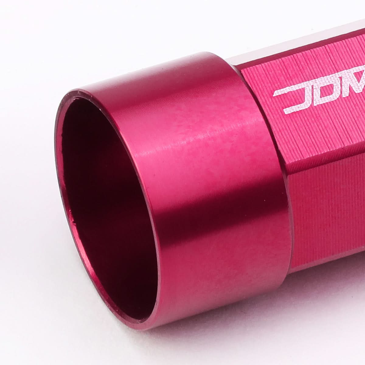 Universal M12x1.25 Extended Aluminum Lug Nuts 20pc Set Pink