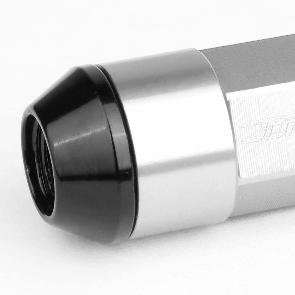 M12 x 1.5 Extended Aluminum Lug Nuts with Steel Acorn 20pc Set