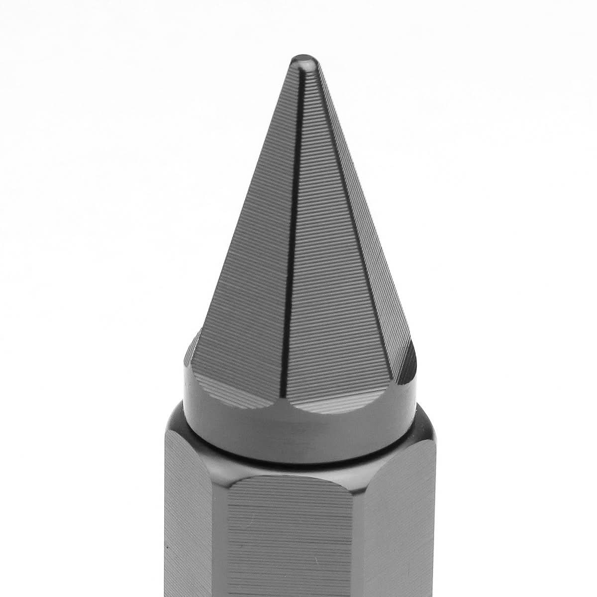 M12 x 1.5 60MM/90MM 400 Style Lug Nuts w/ Removable Spike 20pc Aluminum