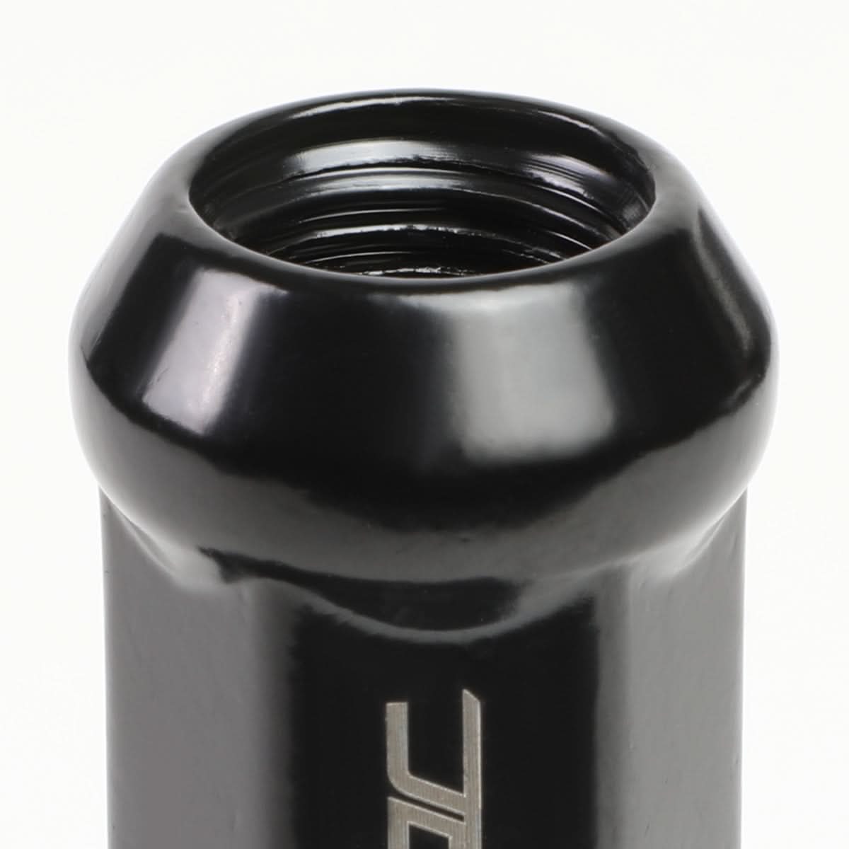 M14 x 1.5 Spike Lug Nuts 23mm OD 112mm Tall Black Steel 24 Pack