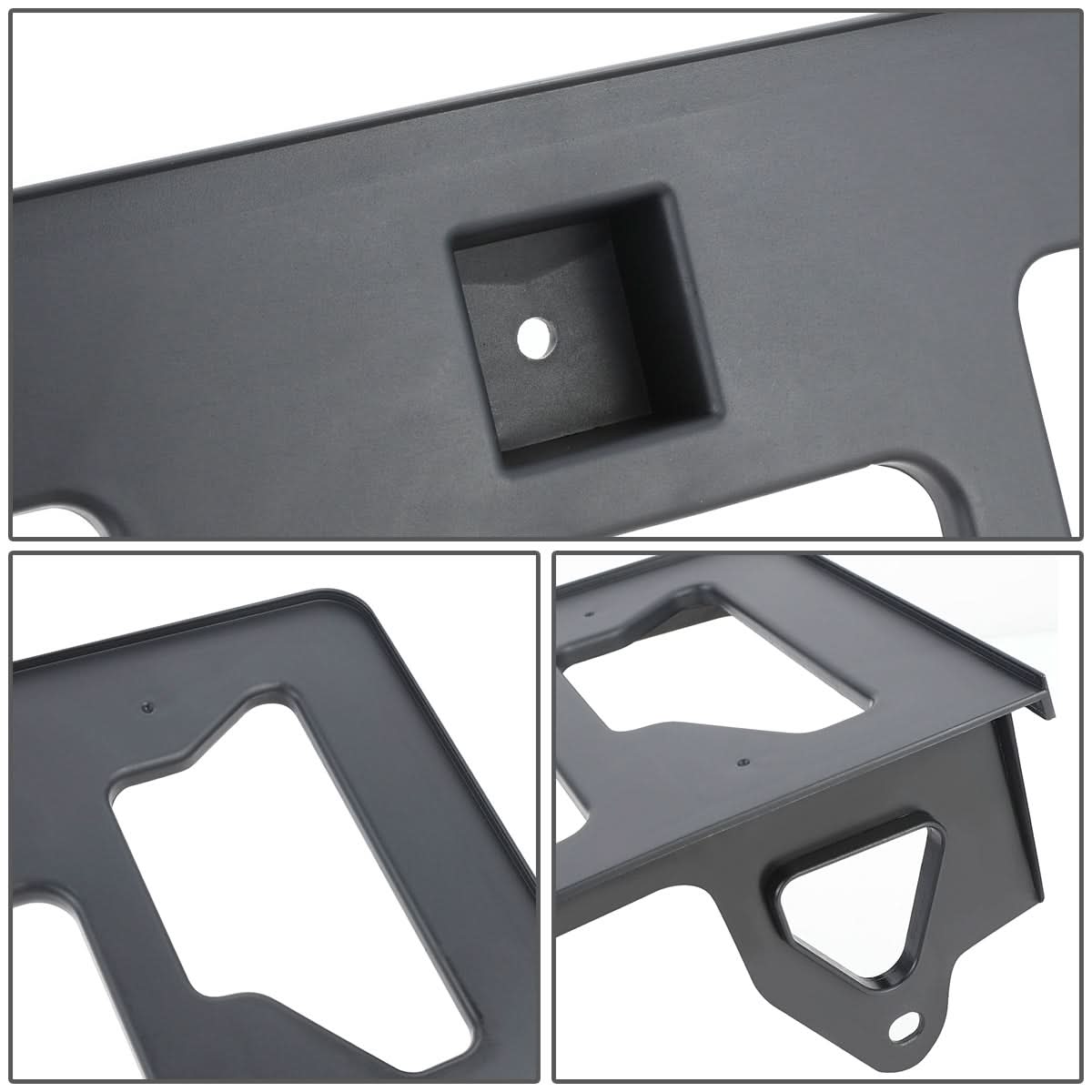 2013-2015 Acura RDX Front License Plate Mounting Bracket - Black