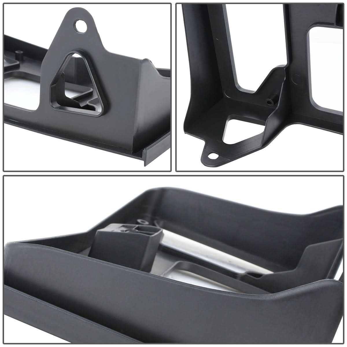 2013-2015 Acura RDX Front License Plate Mounting Bracket - Black