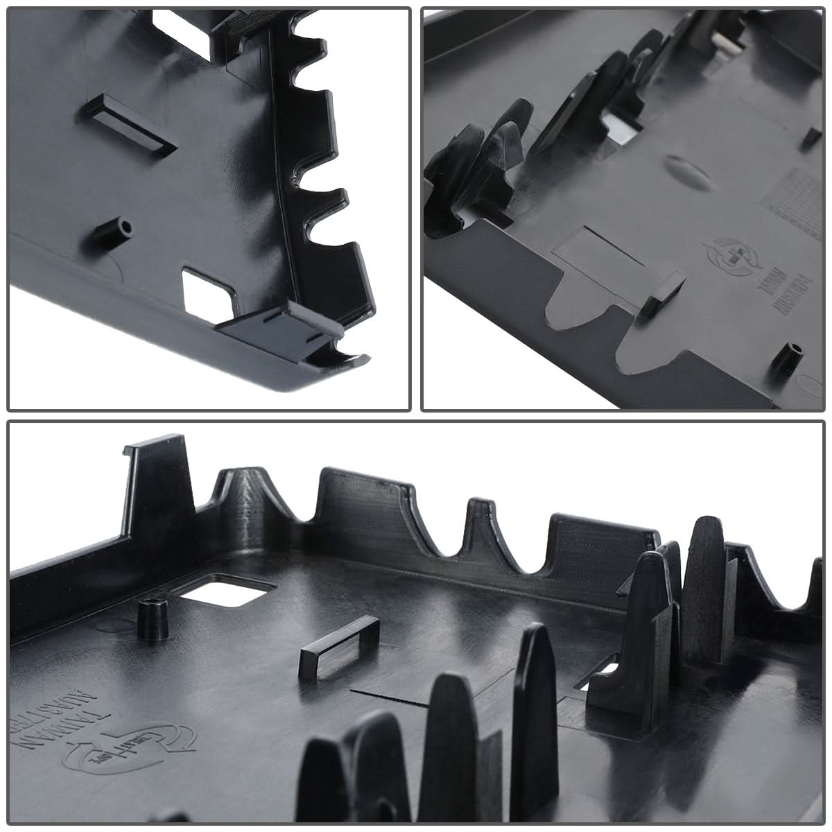 2017-2020 Audi A3 Front License Plate Mounting Bracket - Black