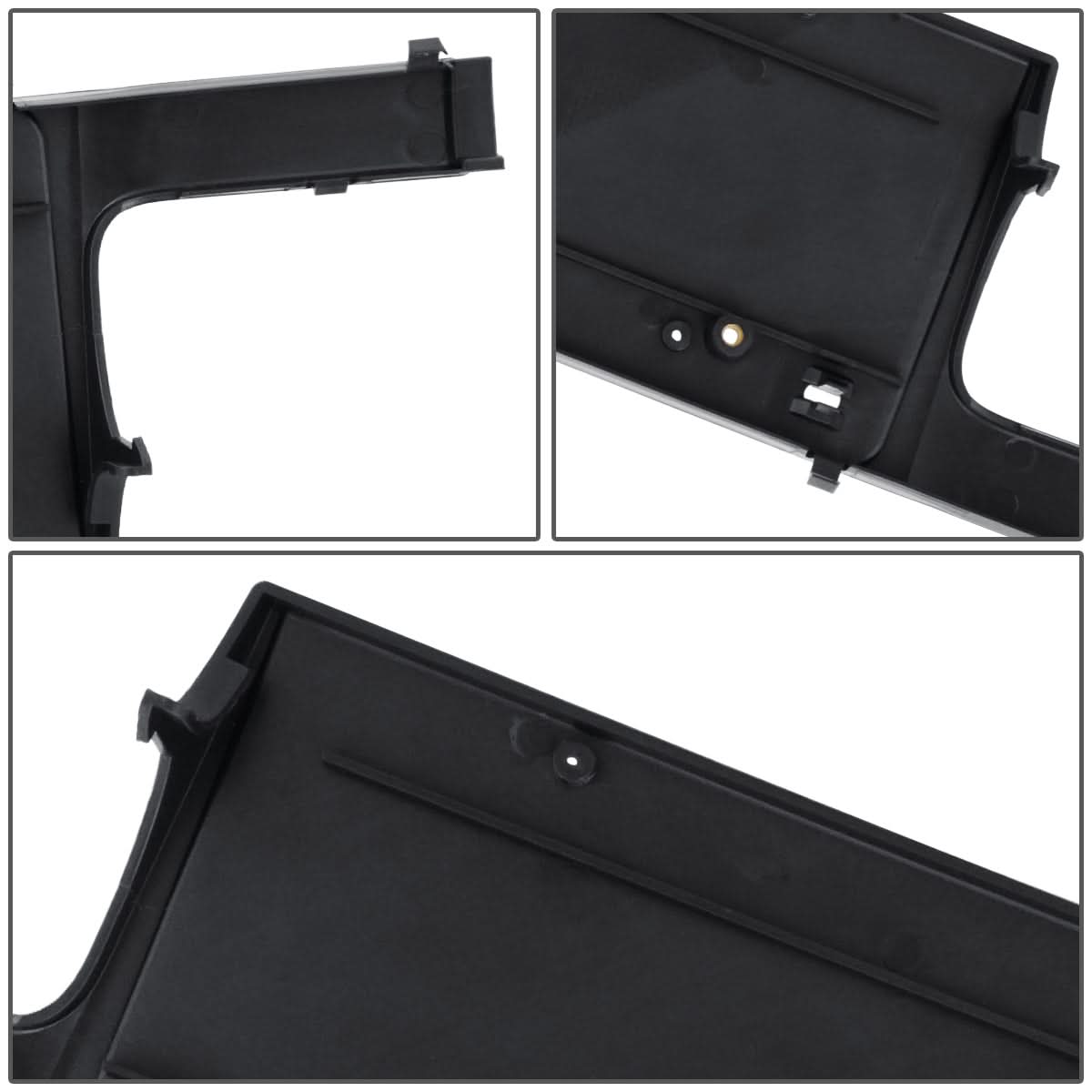 97-00 BMW 528i/540i Front License Plate Mounting Bracket - Black