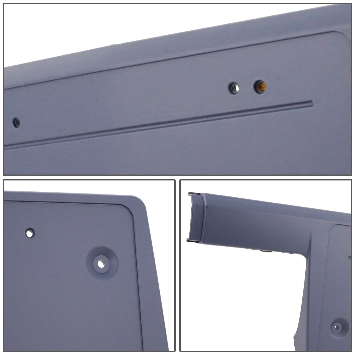 06-08 BMW 750I / 05-06 BMW 760I Front License Plate Mounting Bracket - Black