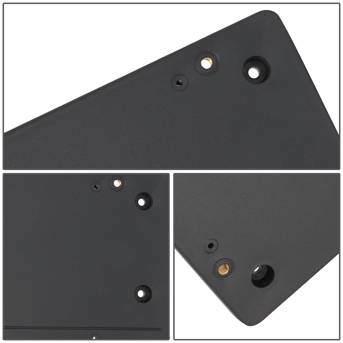 17-20 BMW 530E 530I 540I Front License Plate Mounting Bracket Black