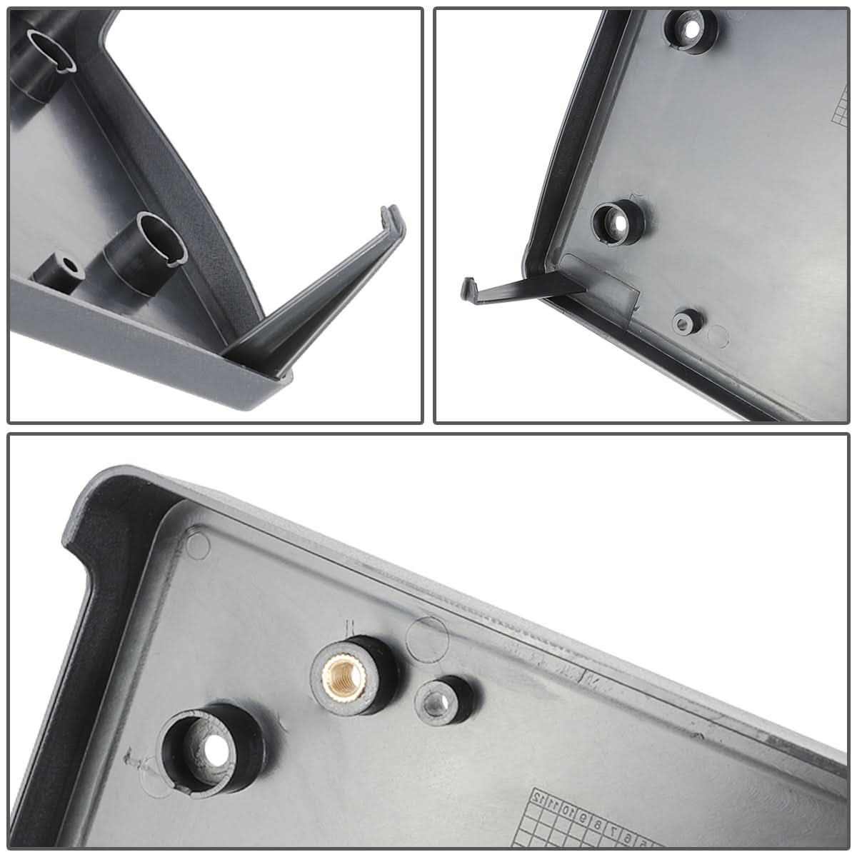 2016-2018 BMW 740i/750i Front License Plate Mounting Bracket Black
