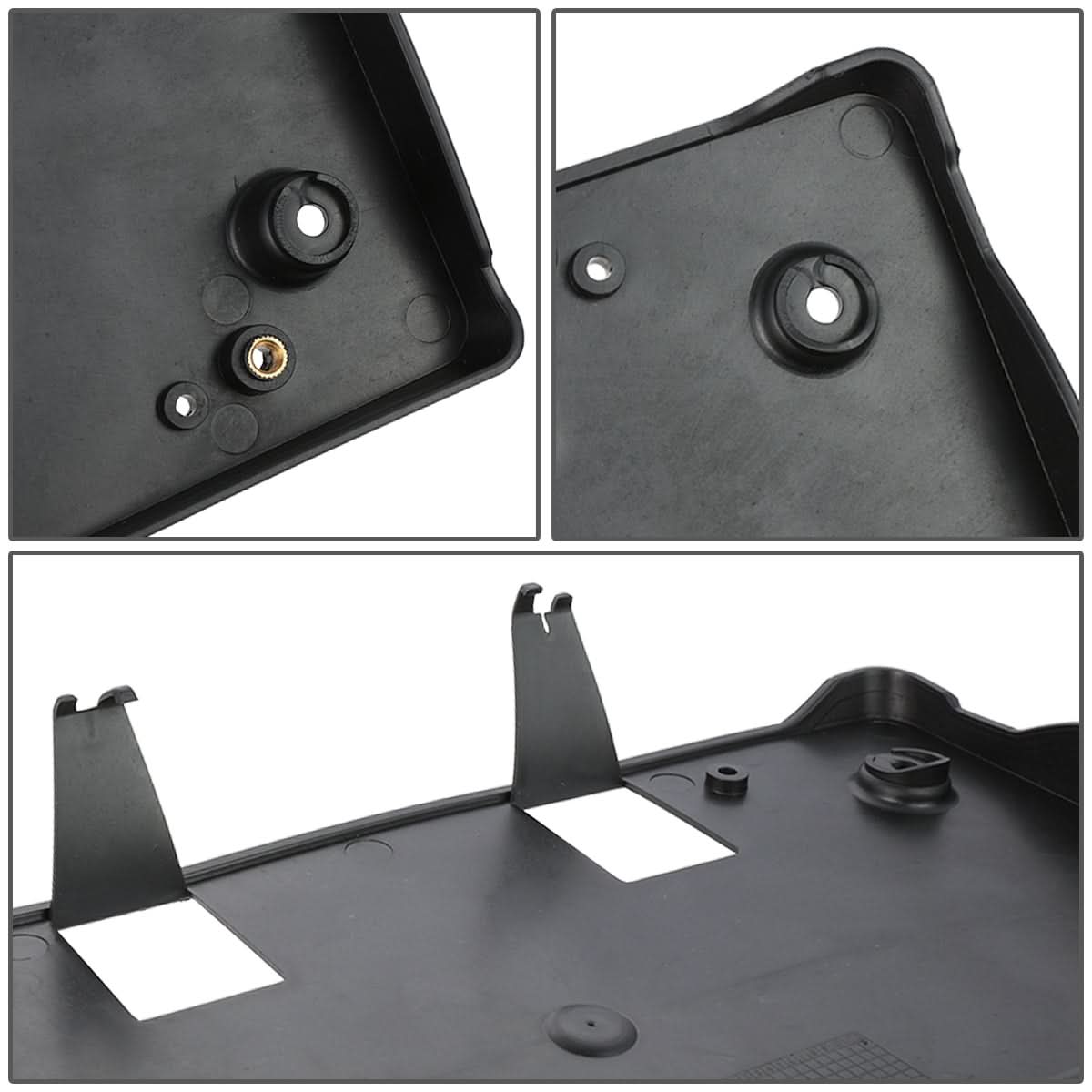 18-21 BMW X3/X4 M Sport Front License Plate Mounting Bracket Black