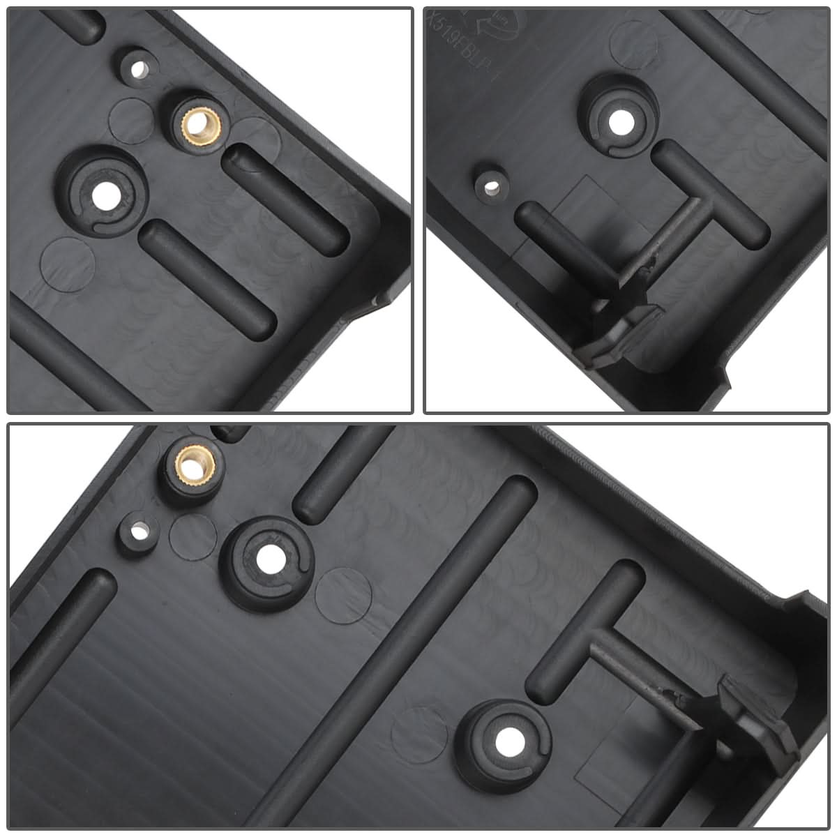 2019-2021 BMW X5 Front License Plate Mounting Bracket - Black