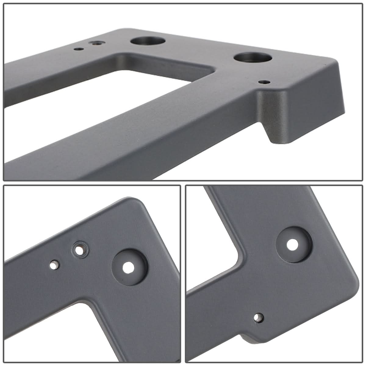 2019-2021 BMW 330i Front License Plate Mounting Bracket Black