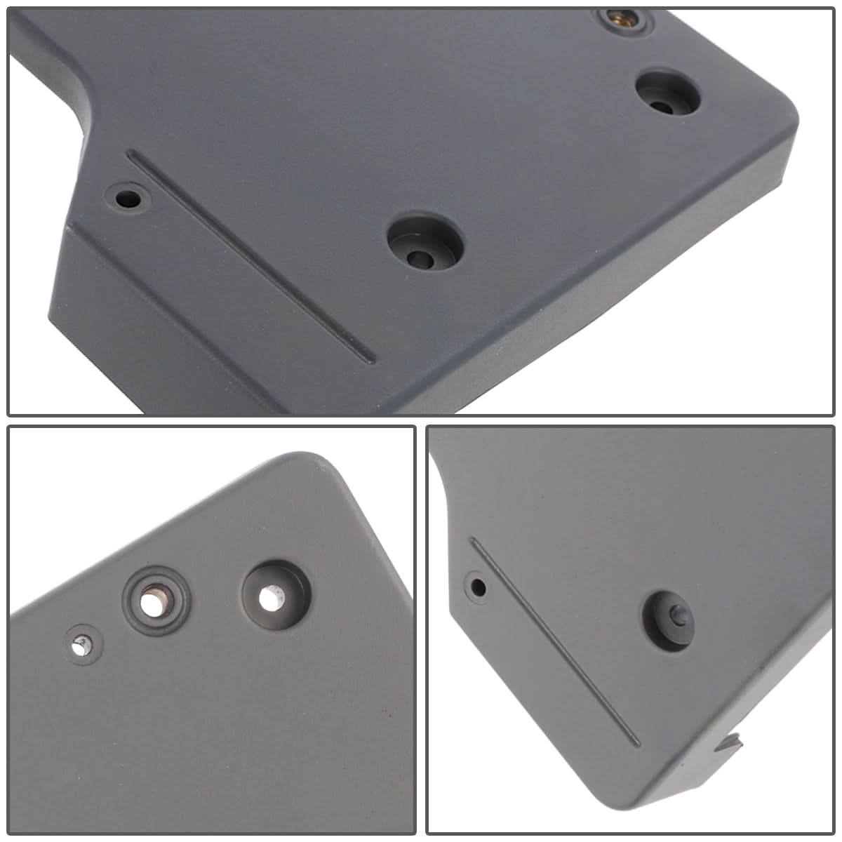 18-19 BMW 7 Series Front License Plate Mounting Bracket Black