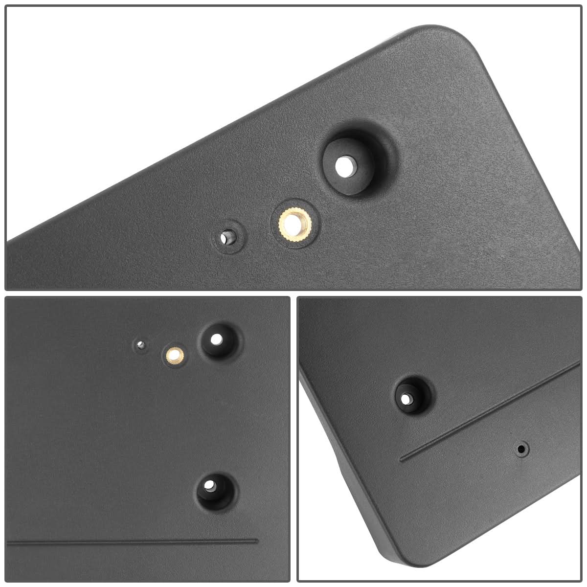 2018-2021 BMW X2 Front License Plate Mounting Bracket - Black