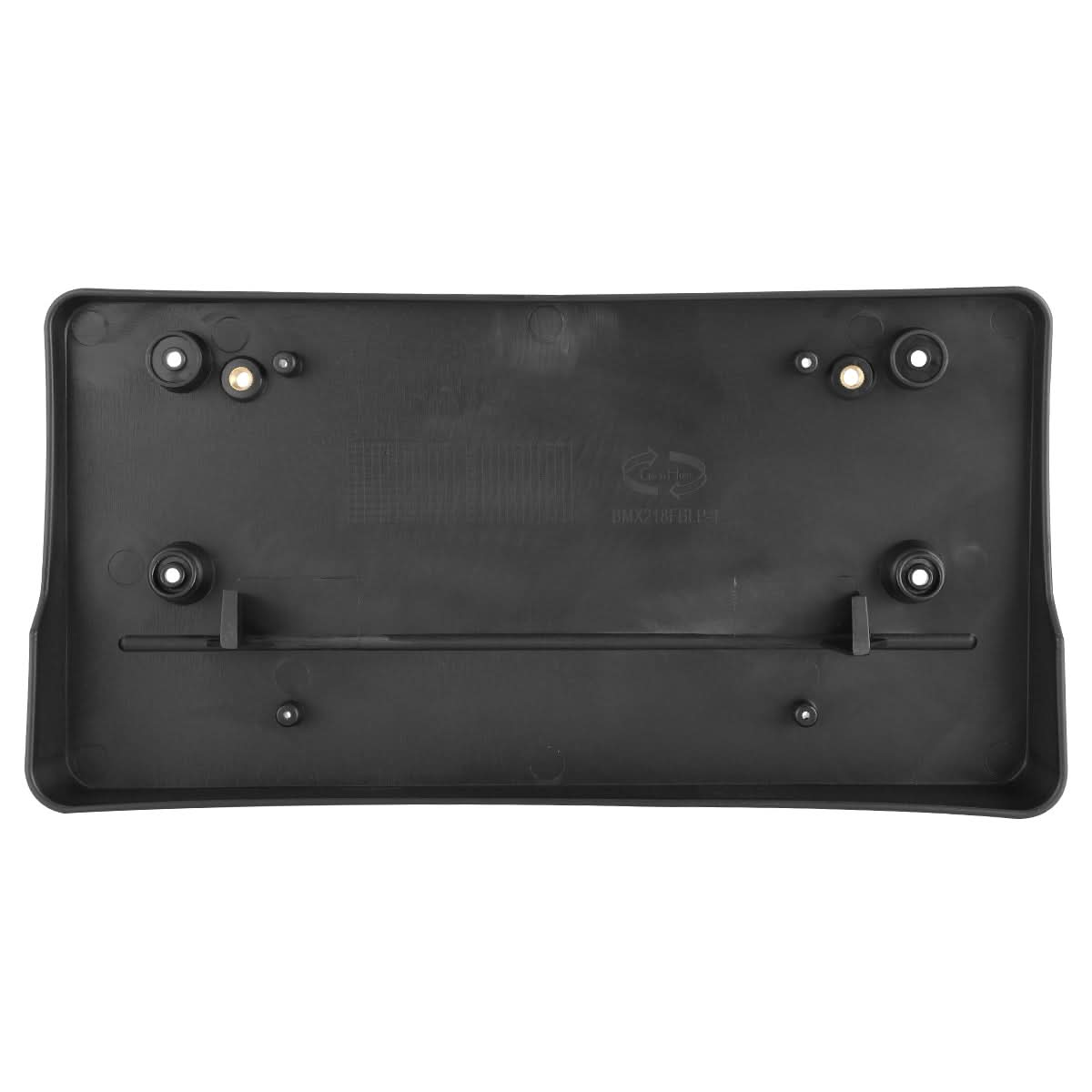 2018-2021 BMW X2 Front License Plate Mounting Bracket - Black