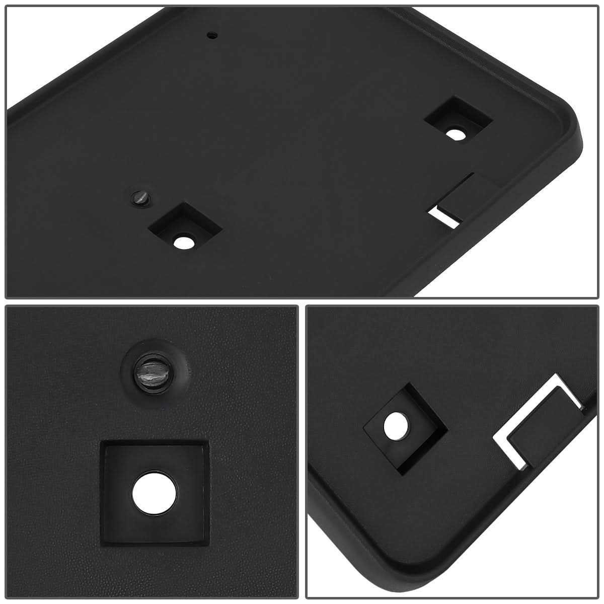 07-12 Dodge Caliber Front License Plate Mounting Bracket - Black