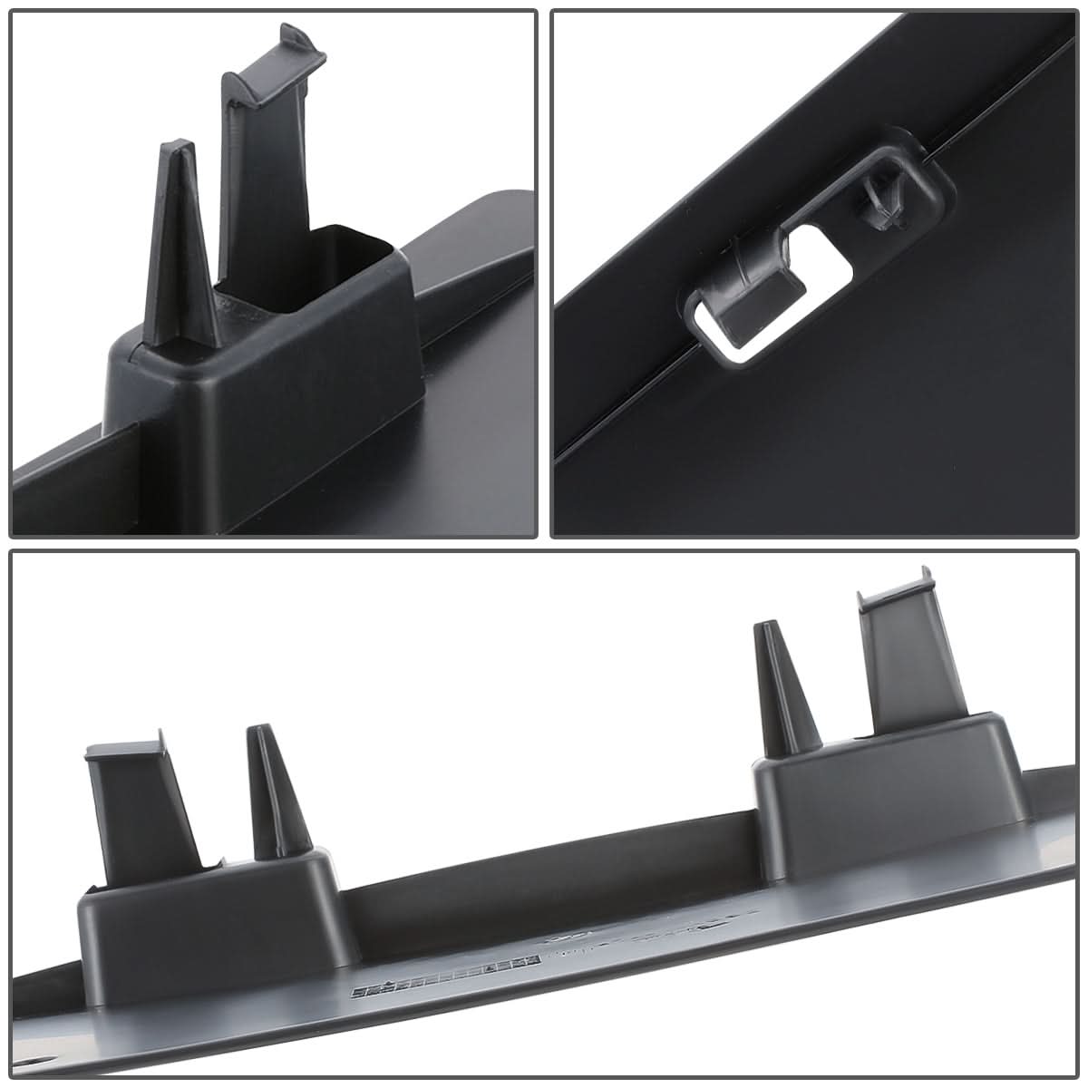11-14 Dodge Charger Front License Plate Mounting Bracket - Black