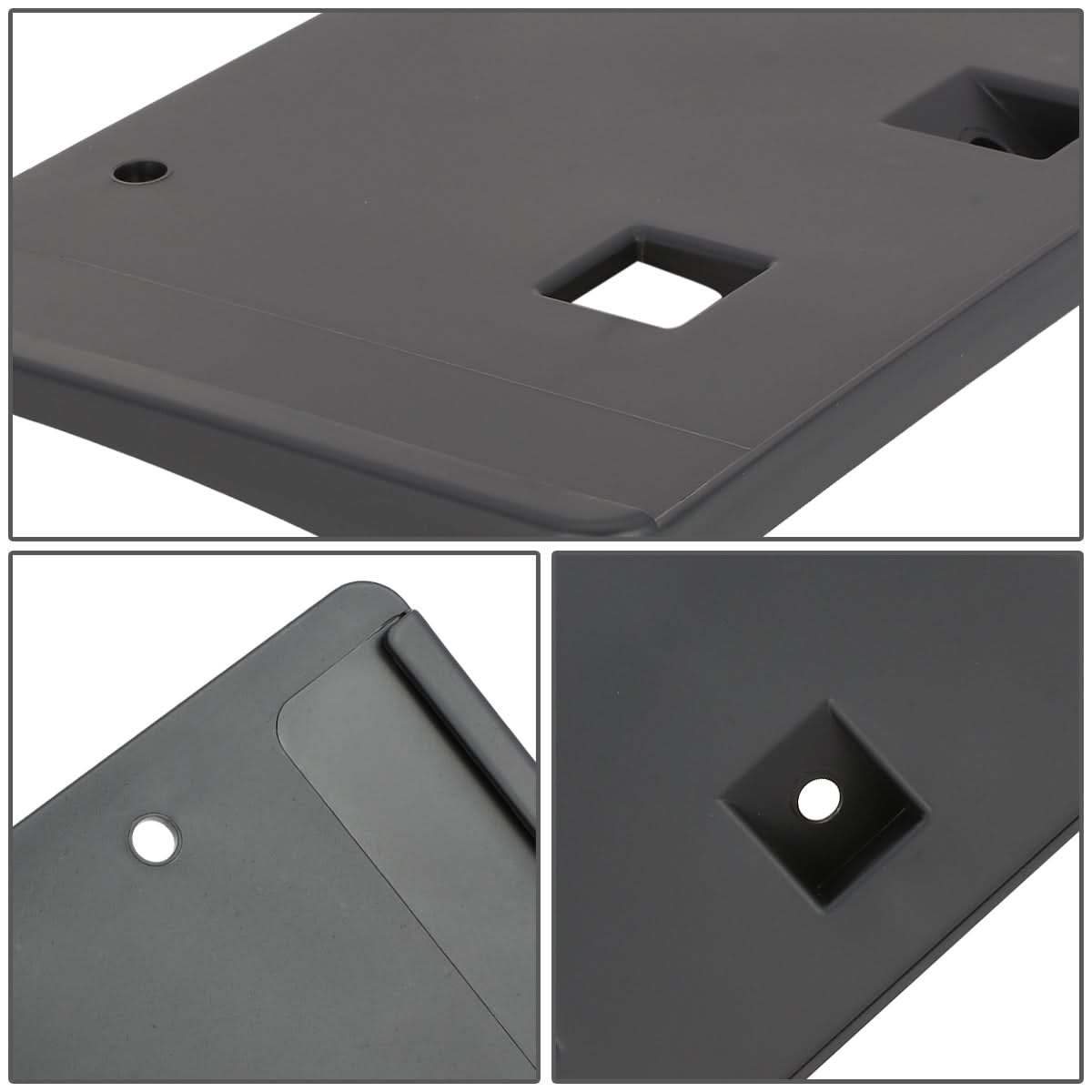11-14 Chrysler 300 Front License Plate Mounting Bracket - Black