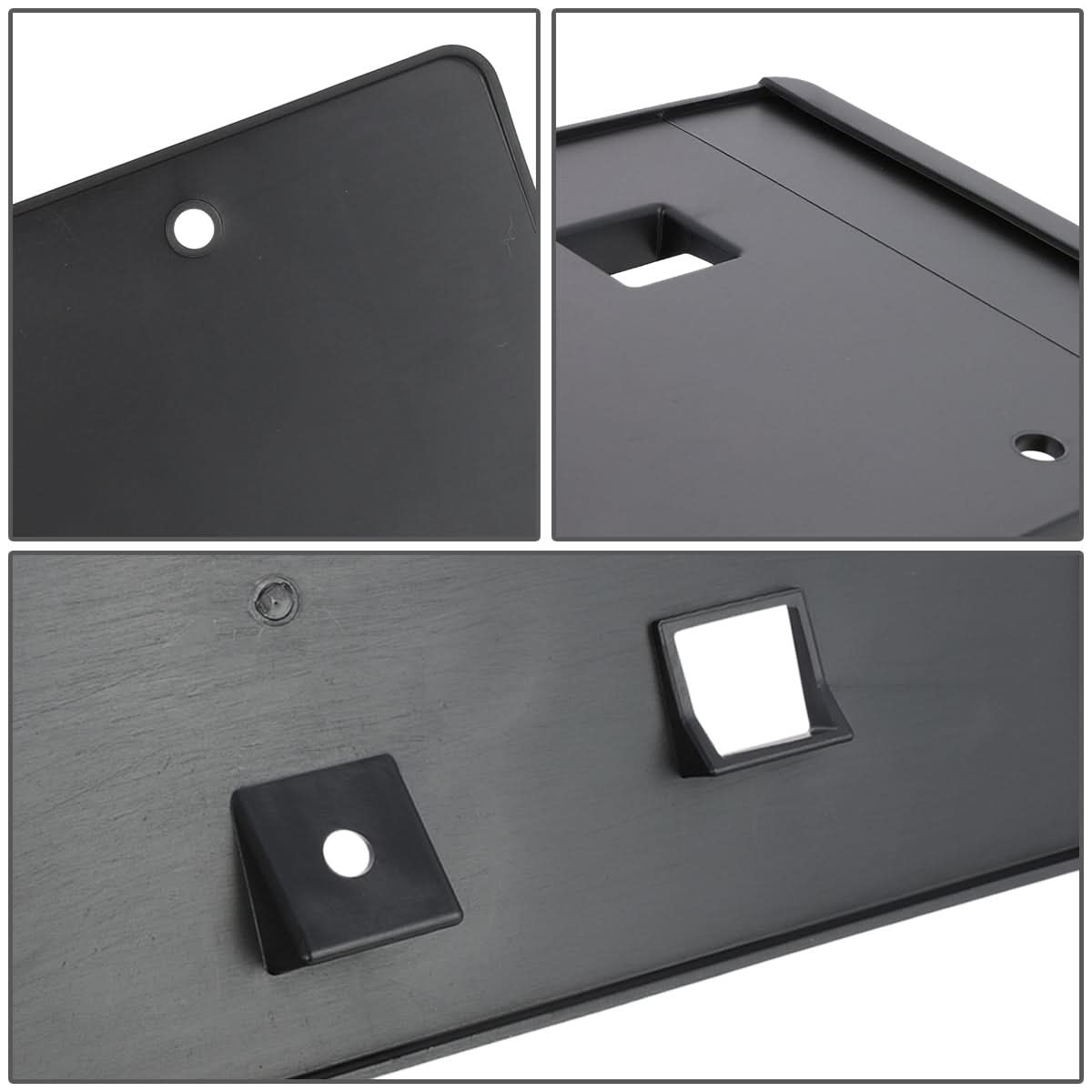 11-14 Chrysler 300 Front License Plate Mounting Bracket - Black