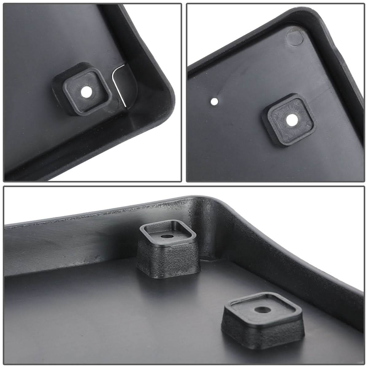 2011-2013 Dodge Durango Front License Plate Mounting Bracket Black