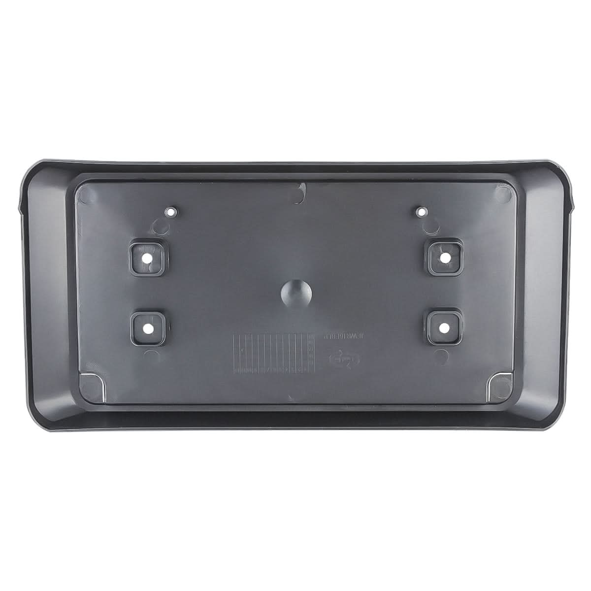 13-18 Jeep Wrangler Front License Plate Mounting Bracket - Black