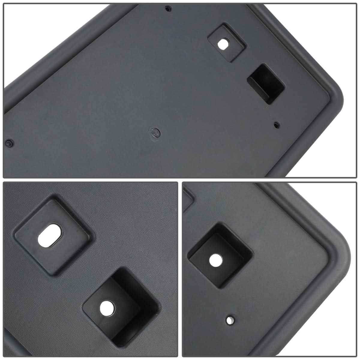 11-17 Jeep Compass Front License Plate Mounting Bracket - Black