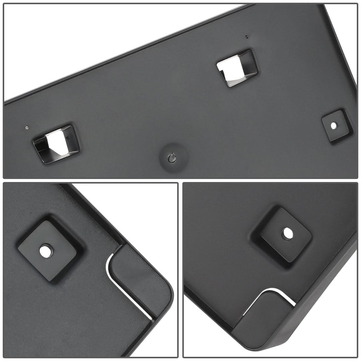 15-21 Chrysler 300 License Plate Mounting Bracket - Front - Black
