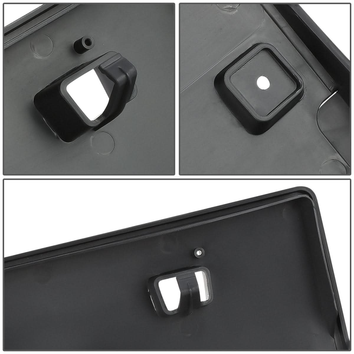 15-21 Chrysler 300 License Plate Mounting Bracket - Front - Black