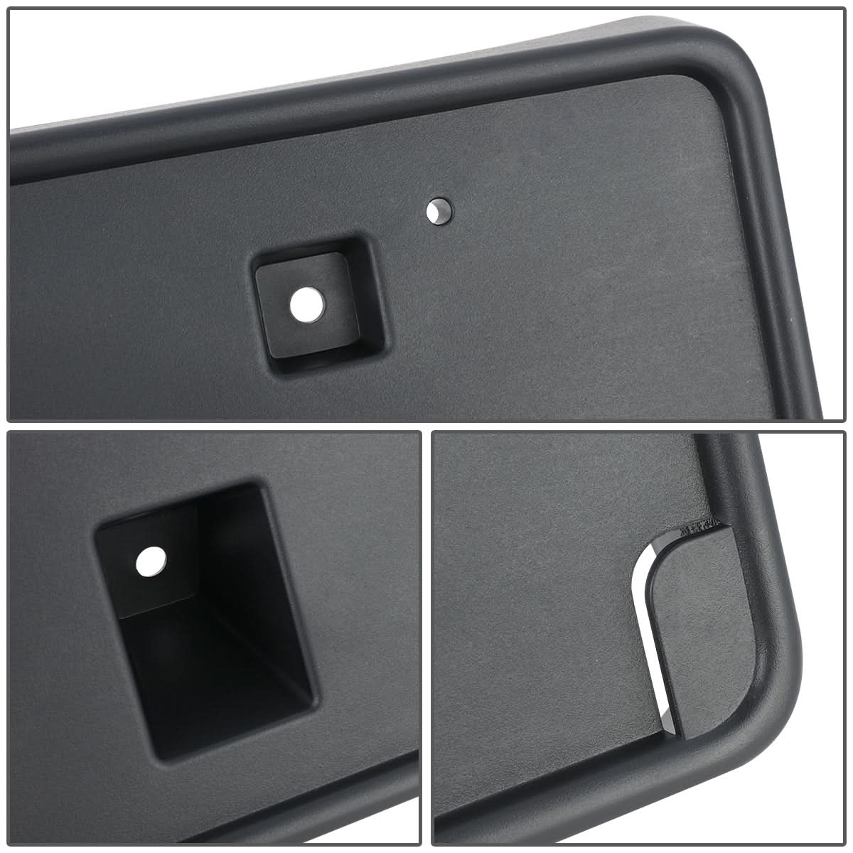 15-21 Dodge Challenger Front License Plate Mounting Bracket Black