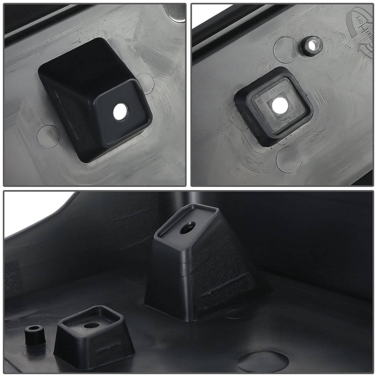 15-21 Dodge Challenger Front License Plate Mounting Bracket Black