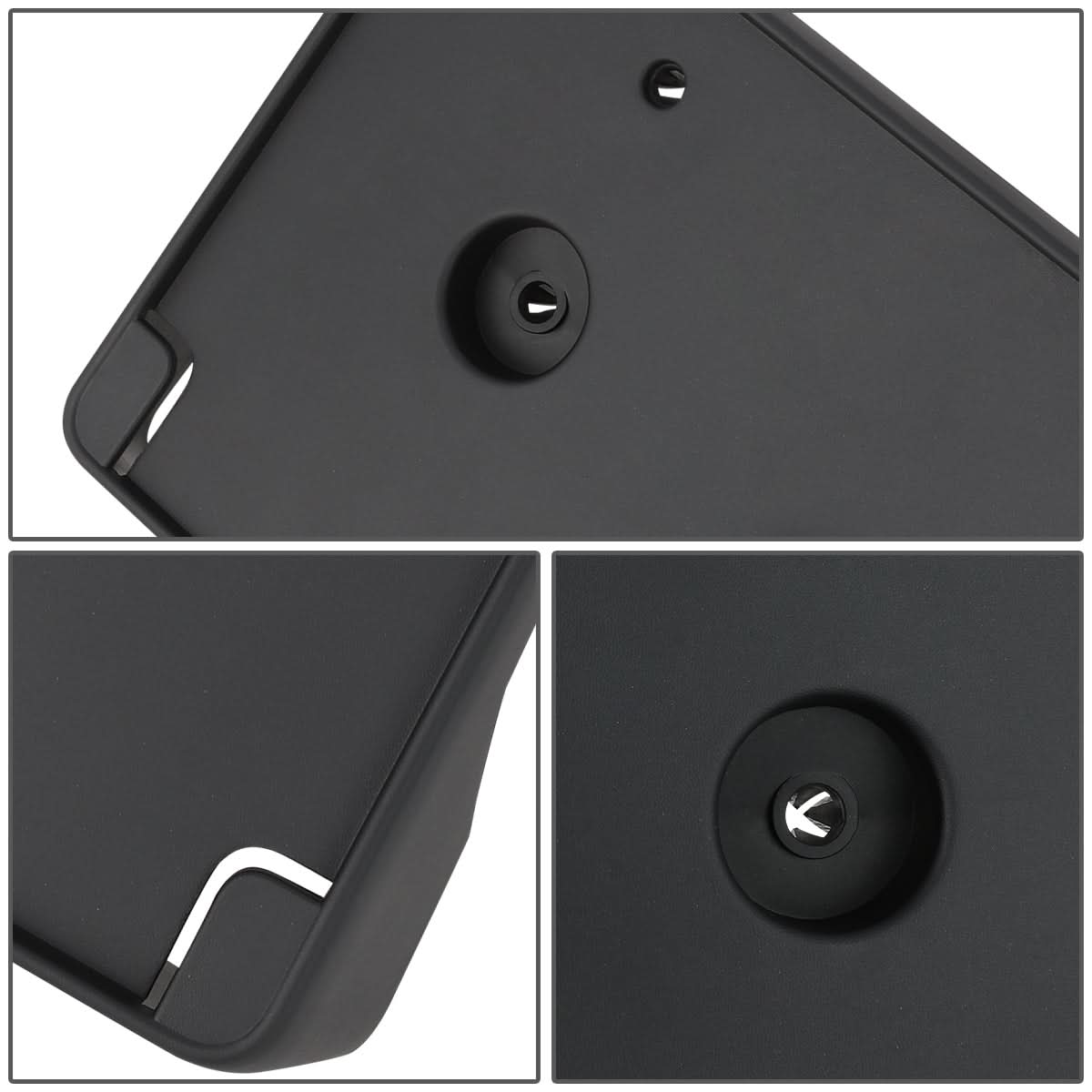 2019-2021 Ram 1500 Front License Plate Mounting Bracket - Black