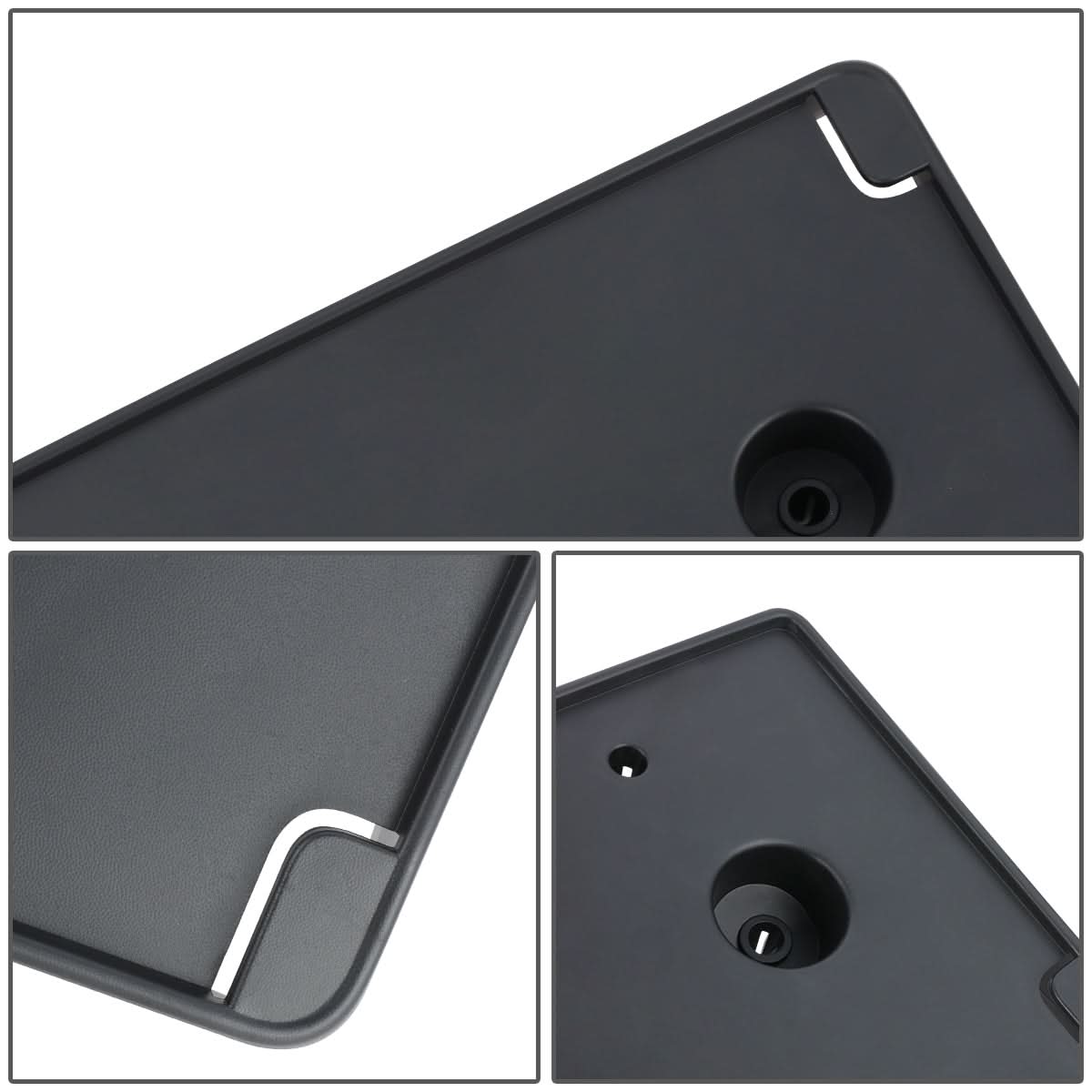 2019-2021 Ram 1500 License Plate Mounting Bracket - Front Black